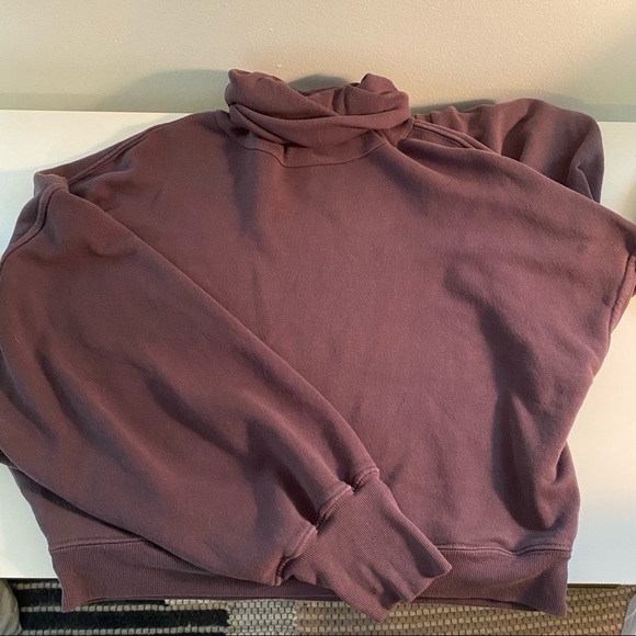 Agolde Balloon Sleeve Turtleneck in Moon Drop - Picture 3 of 7